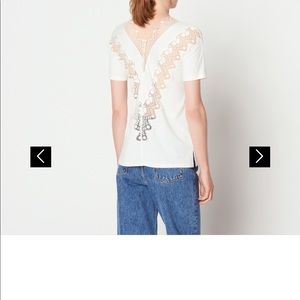 Brand new w/ tag Sandro Lace Top